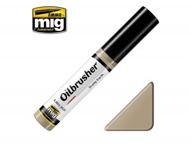 AMMO MIG - Sendinimo priemonė Oilbrusher - DUSTY EARTH, 3523 AMMO MIG - Sendinimo priemonė Oilbrusher - DUSTY EARTH, 3523