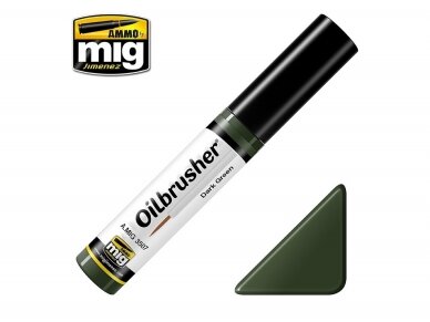 AMMO MIG - Эффект старения Oilbrusher - DARK GREEN, 3507