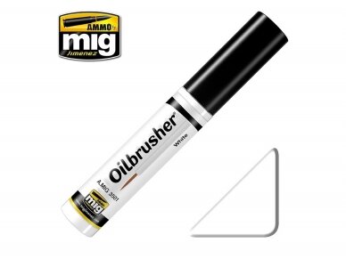 AMMO MIG - Sendinimo priemonė Oilbrusher - WHITE, 3501