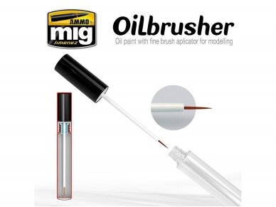 AMMO MIG - Vananemisvahend Oilbrusher - EARTH CLAY, 3524 1