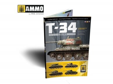 AMMO MIG - T-34 Colors. T-34 Tank Camouflage Patterns in WWII (Multilingual), 6145