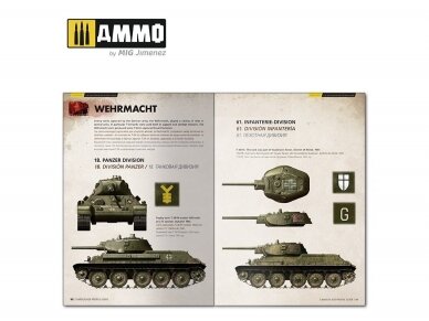 AMMO MIG - T-34 Colors. T-34 Tank Camouflage Patterns in WWII (Multilingual), 6145 3