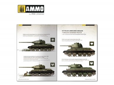 AMMO MIG - T-34 Colors. T-34 Tank Camouflage Patterns in WWII (Multilingual), 6145 4