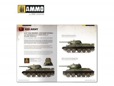AMMO MIG - T-34 Colors. T-34 Tank Camouflage Patterns in WWII (Multilingual), 6145 8