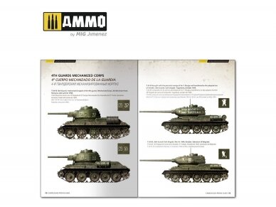 AMMO MIG - T-34 Colors. T-34 Tank Camouflage Patterns in WWII (Multilingual), 6145 9