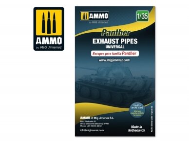 AMMO MIG - Panther exhausts pipes universal, 1/35, 8090 1