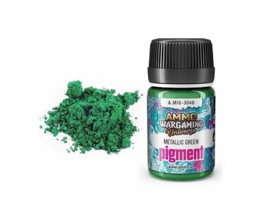AMMO MIG - Пигмент Metallic Green, 35ml, 3048 1