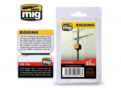 AMMO MIG -RIGGING - MEDIUM 0,03 mm. AMIG8018