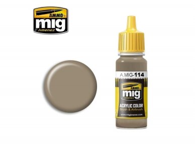 AMMO MIG - Akriliniai dažai ZIMMERIT OCHRE COLOR, 17ml, 0114