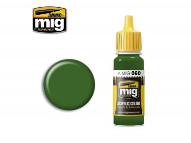 AMMO MIG - Akriliniai dažai PALE GREEN, 17ml, 0060