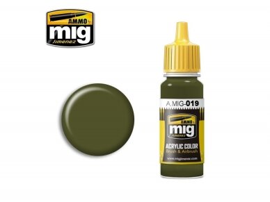 AMMO MIG - Acrylic paint 4BO RUSSIAN GREEN, 17ml, 0019