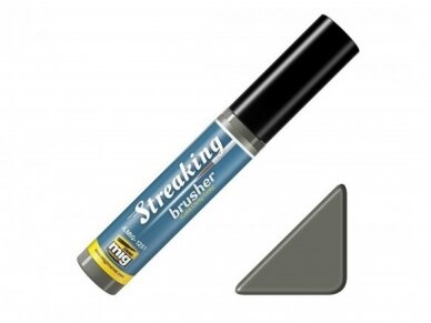 AMMO MIG - Эффект старения STREAKINGBRUSHER Cold Dirty Grey 1251 1