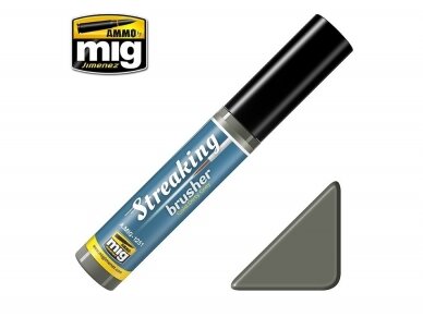 AMMO MIG - Weathering product STREAKINGBRUSHER Cold Dirty Grey 1251