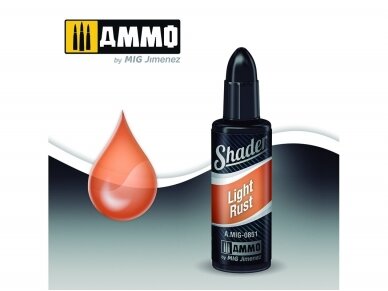 AMMO MIG - Shader krāsas Light Rust, 10 ml, 0851