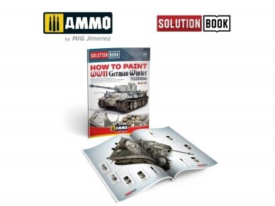 AMMO MIG - How to paint WWII German winter vehicles (Solution book), 6601 1