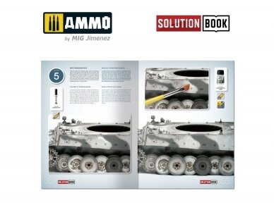 AMMO MIG - How to paint WWII German winter vehicles (Solution book), 6601 3