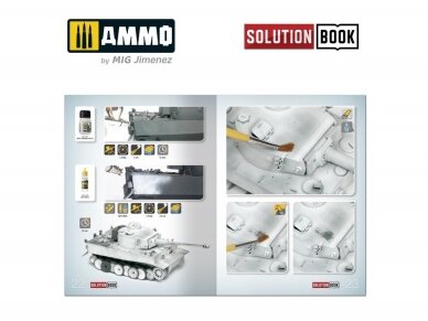 AMMO MIG - How to paint WWII German winter vehicles (Solution book), 6601 2