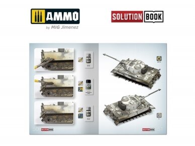 AMMO MIG - How to paint WWII German winter vehicles (Solution book), 6601 6