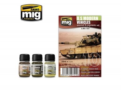 AMMO MIG - Sendinimo rinkinys US MODERN VEHICLES SET, 7410