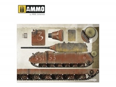 AMMO MIG - ILLUSTRATED GUIDE OF WWII LATE GERMAN VEHICLES (English, Spanish), 6015 8