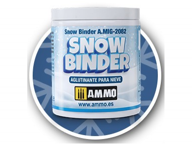 AMMO MIG - SNOW BINDER, 100ml, 2082