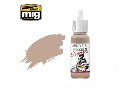 AMMO MIG - Aкриловые краски для фигурок LIGHT SAND FS-33727, 17ml, F511