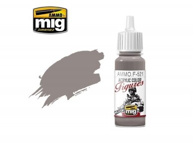 AMMO MIG - Aкриловые краски для фигурок GREY LIGHT BROWN, 17ml, F521