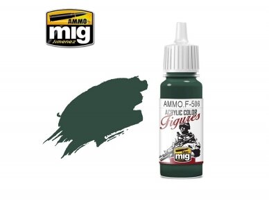 AMMO MIG - Akriliniai dažai figūrėlėms MEDIUM RUSSIAN GREEN FS-34092, 17ml, F506