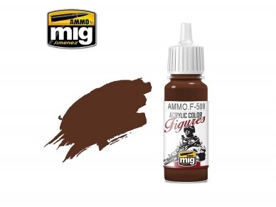 AMMO MIG - Akriliniai dažai figūrėlėms BROWN BASE FS-30108, 17ml, F508