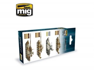 AMMO MIG - Acrylic paint set RUSSIAN EXPO CAMOUFLAGE SCHEME, 7162 1