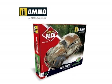 AMMO MIG - Weathering set SUPER PACK RUST EFFECTS, 7805
