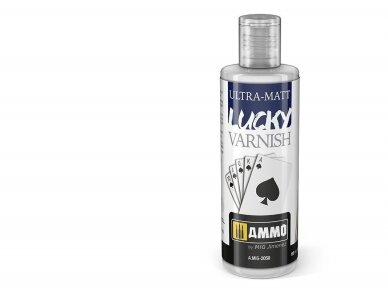 AMMO MIG - Ypač matinis akrilinis lakas ULTRA-MATT LUCKY VARNISH, 60ml, 2050 1 AMMO MIG - Ypač matinis akrilinis lakas ULTRA-MATT LUCKY VARNISH, 60ml, 2050 1