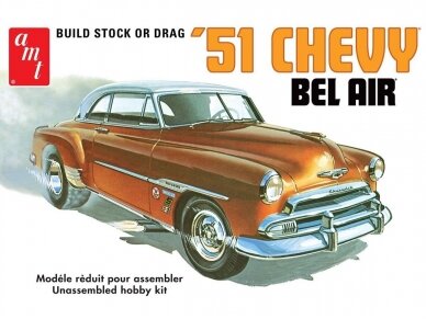 AMT - 1951 Chevy Bel Air, 1/25, 00862