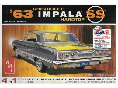 AMT - '63 Chevy Impala Hardtop 4 in 1 Customizing Kit, 1/25, 01149