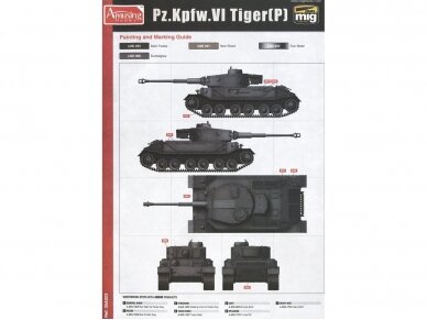 Amusing Hobby - Pz.Kpfw.VI Tiger(P) "Truppenübungsfahrzeug", 1/35, 35A023 2