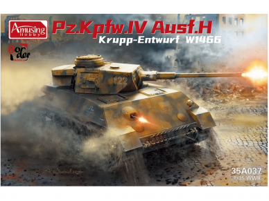 Amusing Hobby - Panzer IV Ausf.H Krupp Entwurf W1466, 1/35, 35A037