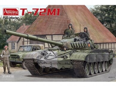 Amusing Hobby -T-72M1 (with Full Interior), 1/35, 35A038