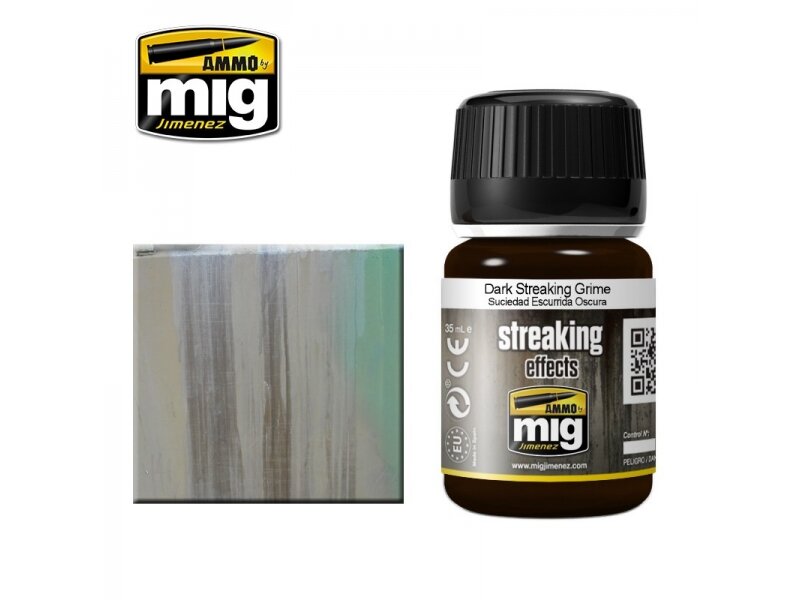 AMMO MIG - Эффект старения DARK STREAKING GRIME, 35ml, 1206 AMMO MIG - Эффект старения DARK STREAKING GRIME, 35ml, 1206