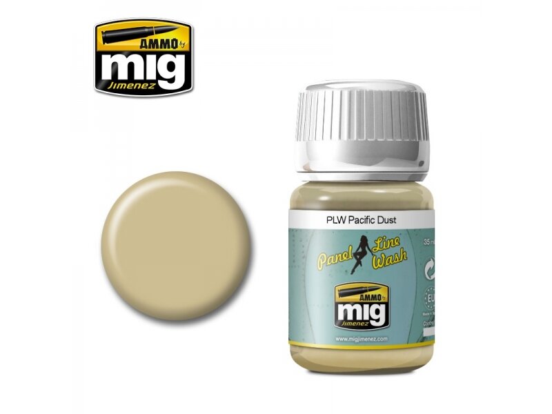 AMMO MIG - Weathering product PANEL LINE WASH PACIFIC DUST, 35ml, 1604 AMMO MIG - Weathering product PANEL LINE WASH PACIFIC DUST, 35ml, 1604