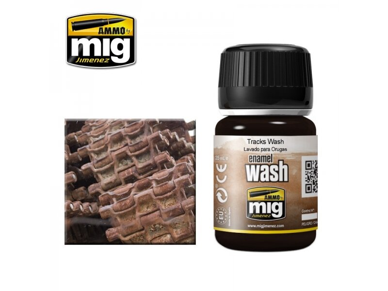 AMMO MIG - Смывка TRACKS WASH, 35ml, 1002