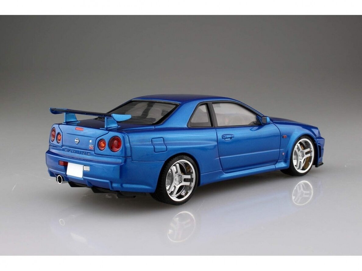 Aoshima - Initial D Kozo Hoshino BNR34 Nissan Skyline GT-R, 1/24, 05733 2
