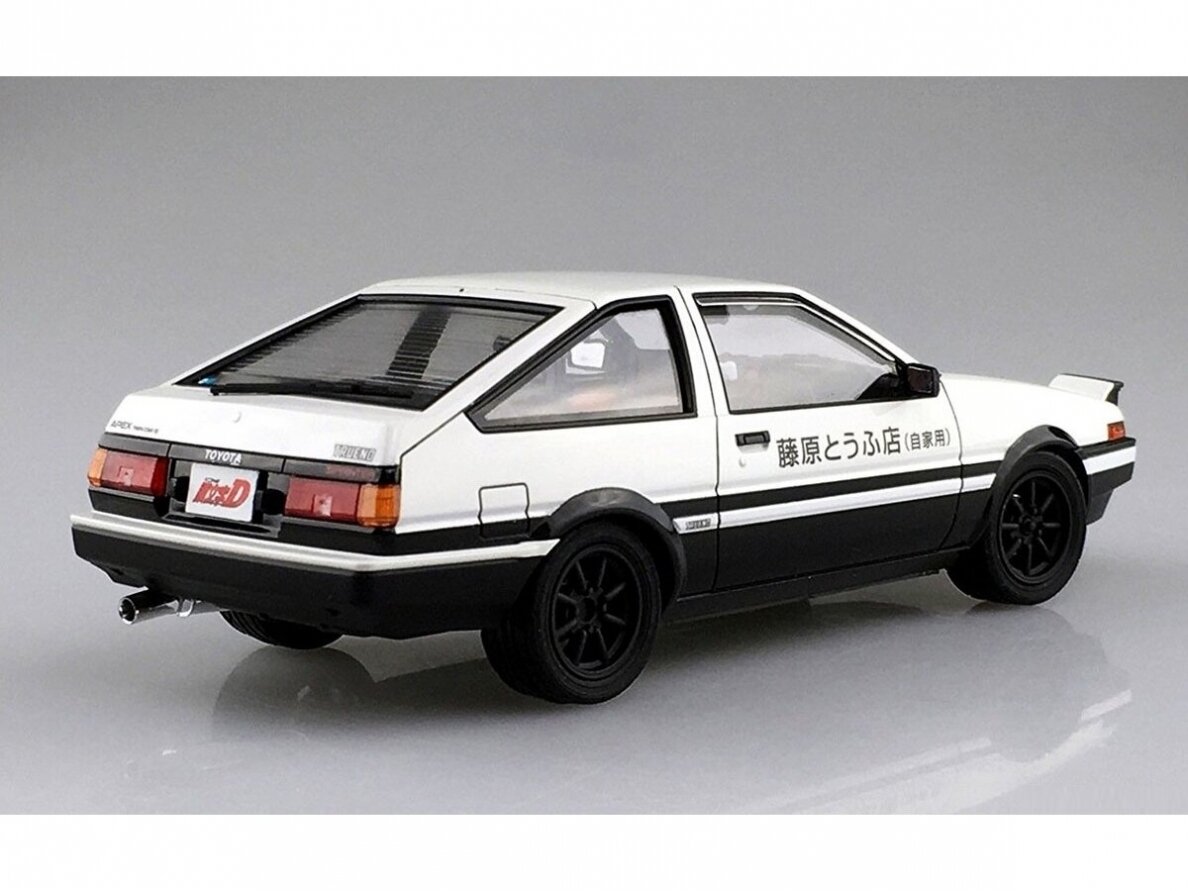 Aoshima - Initial D Takumi Fujiwara Toyota Sprinter Trueno AE86 Comic Version, 1/24, 05960 2 Aoshima - Initial D Takumi Fujiwara Toyota Sprinter Trueno AE86 Comic Version, 1/24, 05960 2