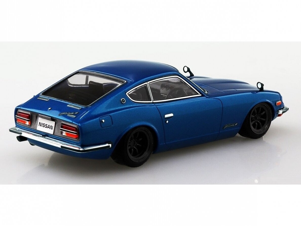 Aoshima - The Snap Kit Nissan S30 Fairlady Z Custom Wheel / Metallic Blue, 1/32, 06475 2 Aoshima - The Snap Kit Nissan S30 Fairlady Z Custom Wheel / Metallic Blue, 1/32, 06475 2