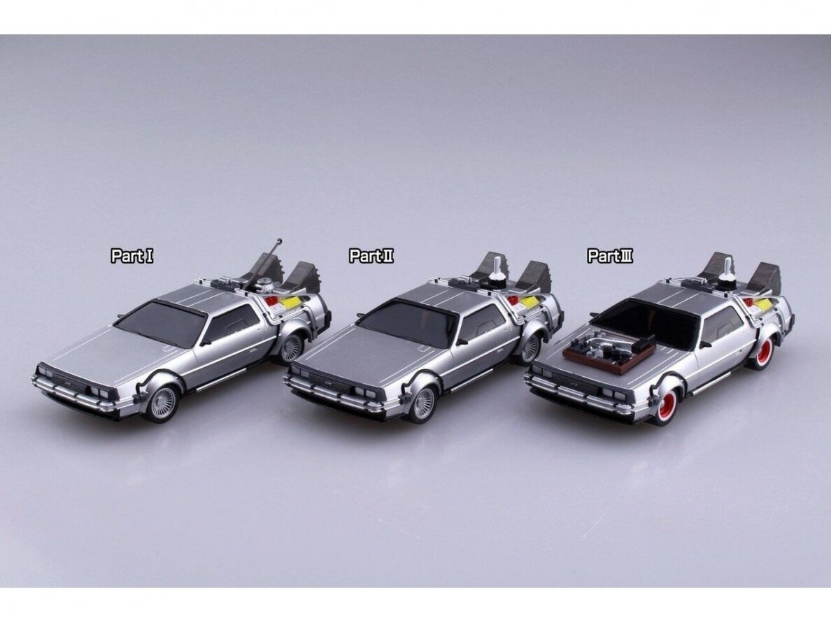 Aoshima - DeLorean DMC-12 "Back to the Future II" (Pull back), 1/43, 05476 6 Aoshima - DeLorean DMC-12 "Back to the Future II" (Pull back), 1/43, 05476 6