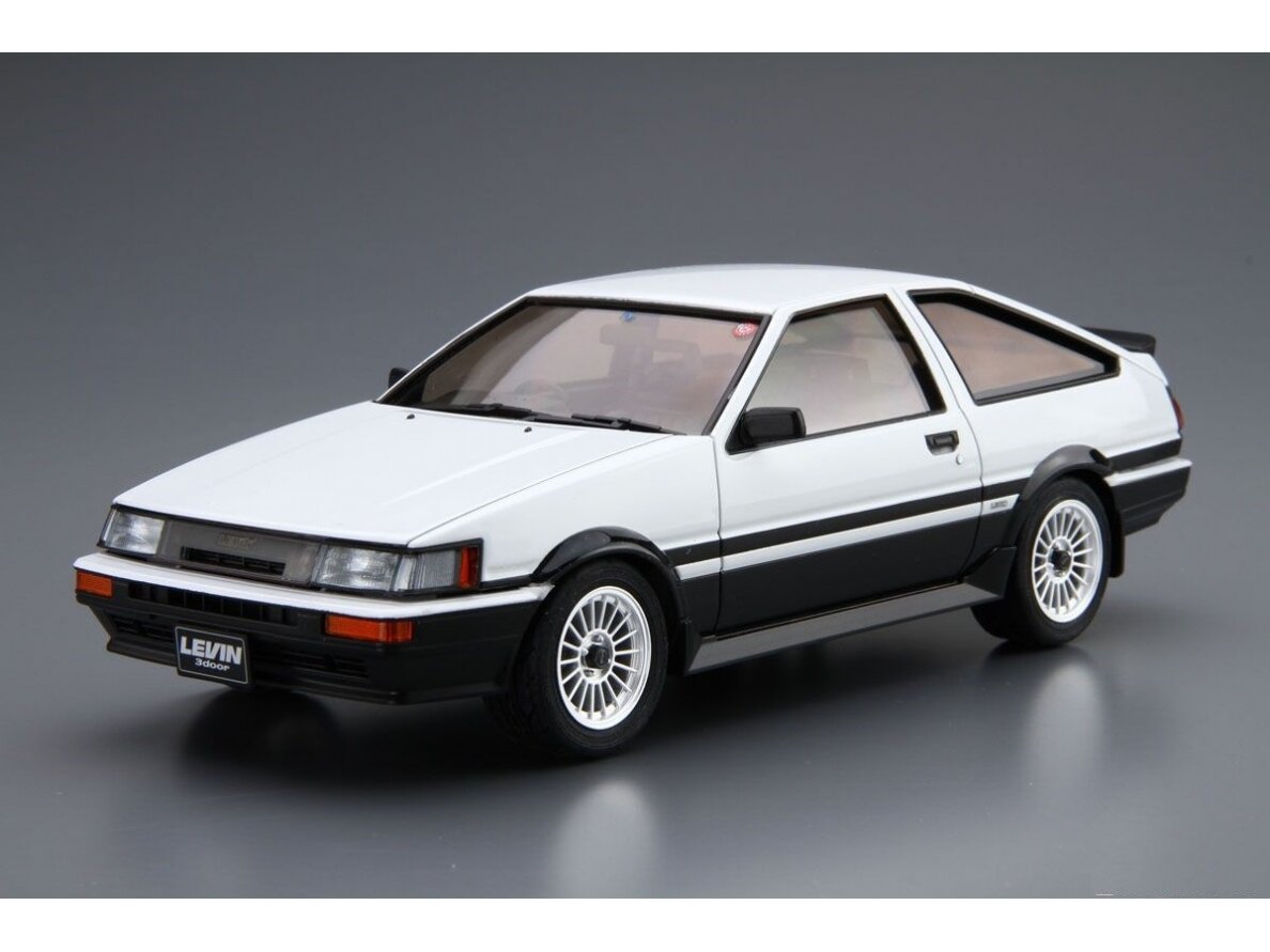 Aoshima - Toyota AE86 Corolla Levin GT-APEX `85, 1/24, 06192 1 Aoshima - Toyota AE86 Corolla Levin GT-APEX `85, 1/24, 06192 1