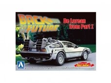 Aoshima - DeLorean DMC-12 "Back to the Future I" (Pull back), 1/43, 05475