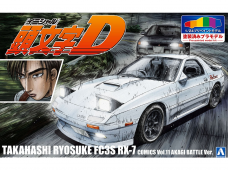 Aoshima - Initial D Takahashi Ryosuke FC3S Mazda RX-7 (Comics Vol.11 Akagi Battle Ver.) Pre-painted Model Kit, 1/24, 06246