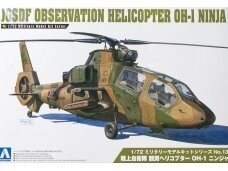 Aoshima - JGSDF Observation Helicopter OH-1 Ninja, 1/72, 01434 Aoshima - JGSDF Observation Helicopter OH-1 Ninja, 1/72, 01434