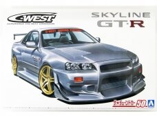 Aoshima - C-WEST BNR34 Nissan Skyline GT-R '02, 1/24, 06149