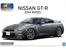 Aoshima - Nissan R35 GT-R '14 Dark Metal Gray Pre-painted Model Kit, 1/24, 06244